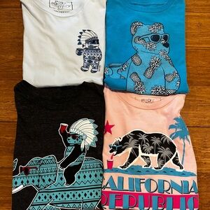 Riot society T-Shirt Bundle – 100% Cotton – Like New Condition size M fun colors